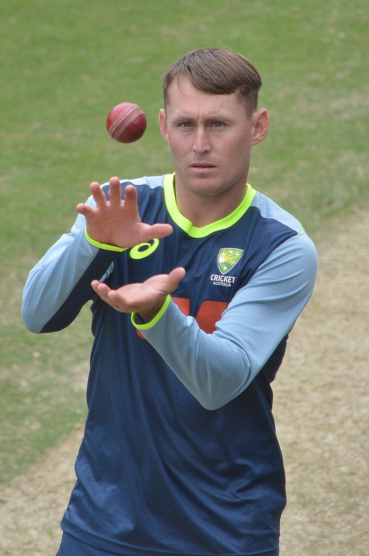 Marnus Labuschagne at an Australia training session at the MCG (file photo).