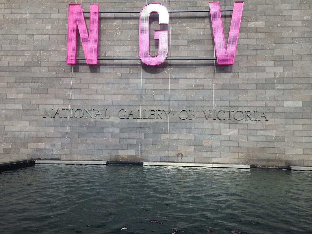 NGV International on St Kilda Road, which hosted the opening ganbu marra runway (file photo).