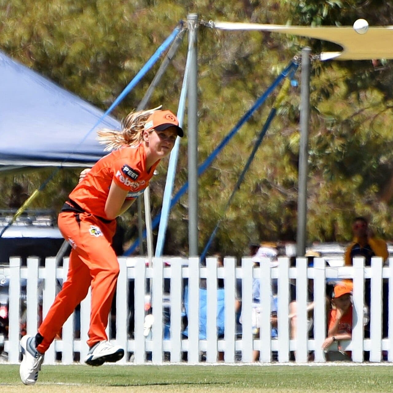 Jemma Barsby bowling during a WBBL match (file photo).