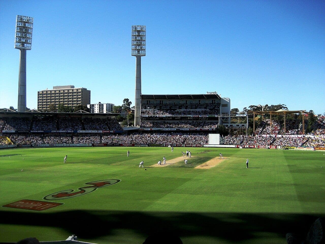 A Sheffield Shield-style match in progress at the WACA Ground in Perth, the venue hosting NSW's clash with Western Australia (file photo).