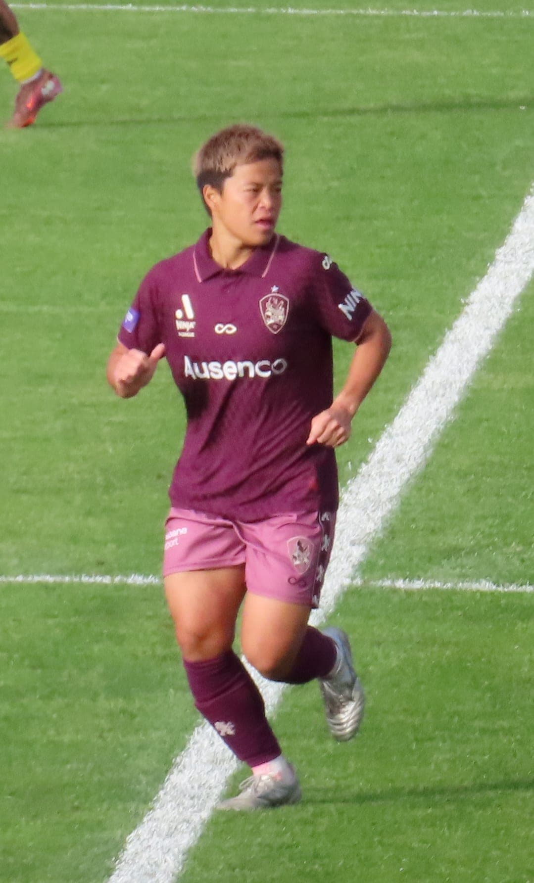 Momo Hayashi in action during her time with Brisbane Roar, before her off-season move to Melbourne City (file photo; credit and licence to be confirmed with picture desk).