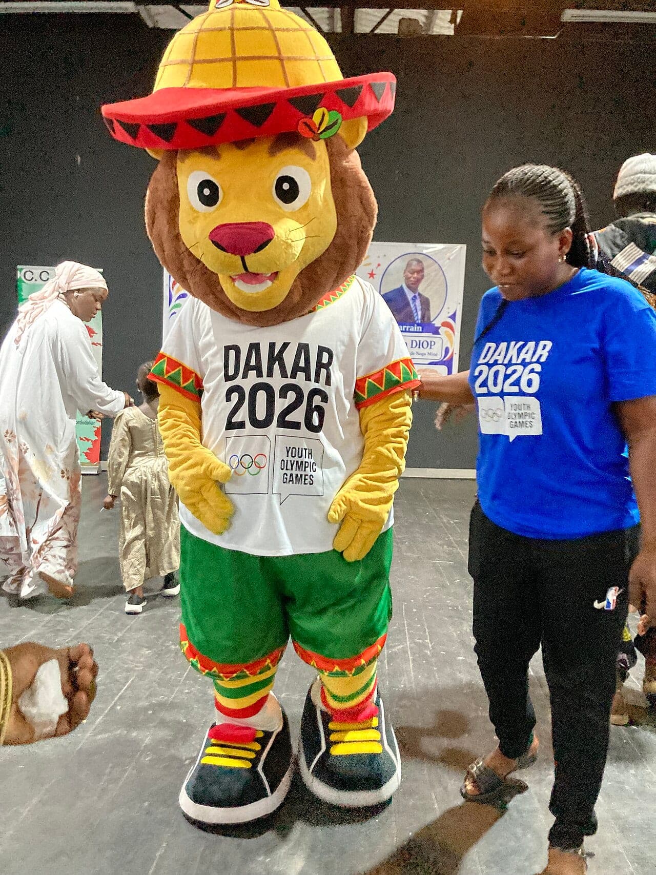 Promotional imagery for the Dakar 2026 Youth Olympic Games, which run from October 31 to November 13 (file photo).