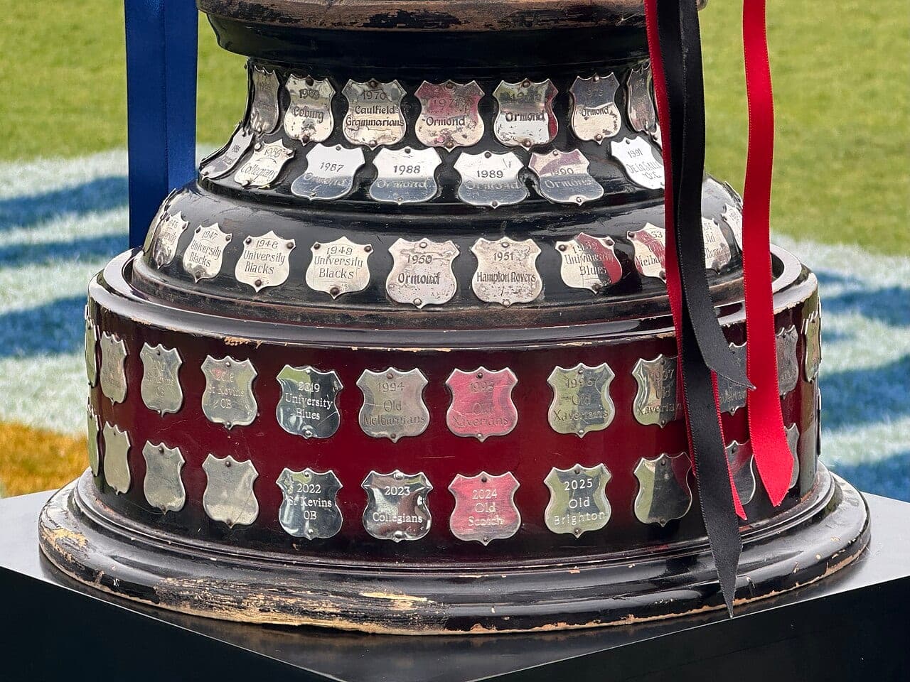 The VAFA Premier Men's premiership trophy (file photo courtesy VAFA).