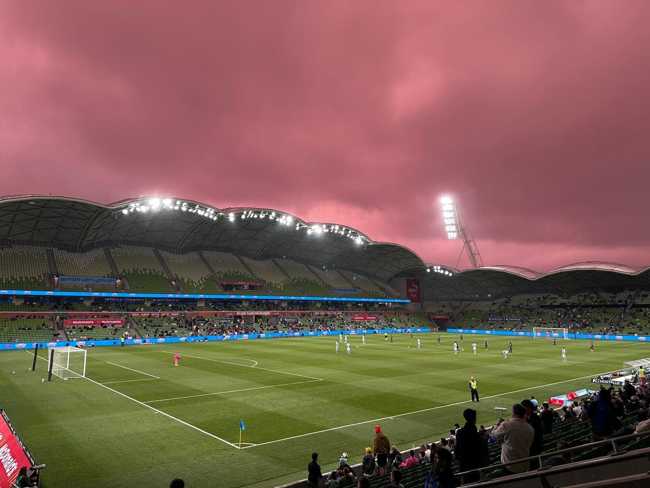 Melbourne City players in action during a pre-season A-League Men fixture (file photo).