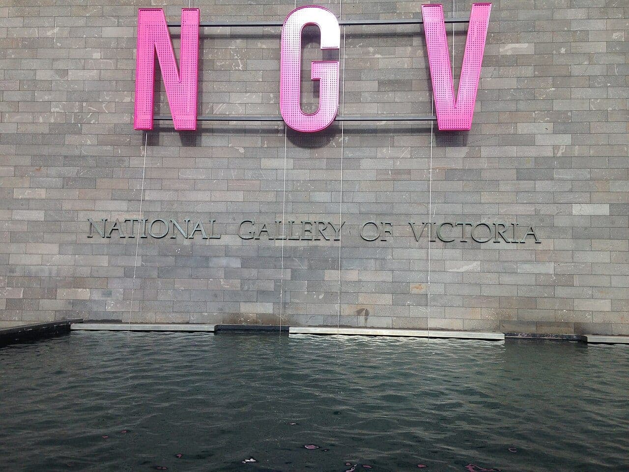 NGV International on St Kilda Road, which hosted the opening ganbu marra runway (file photo).