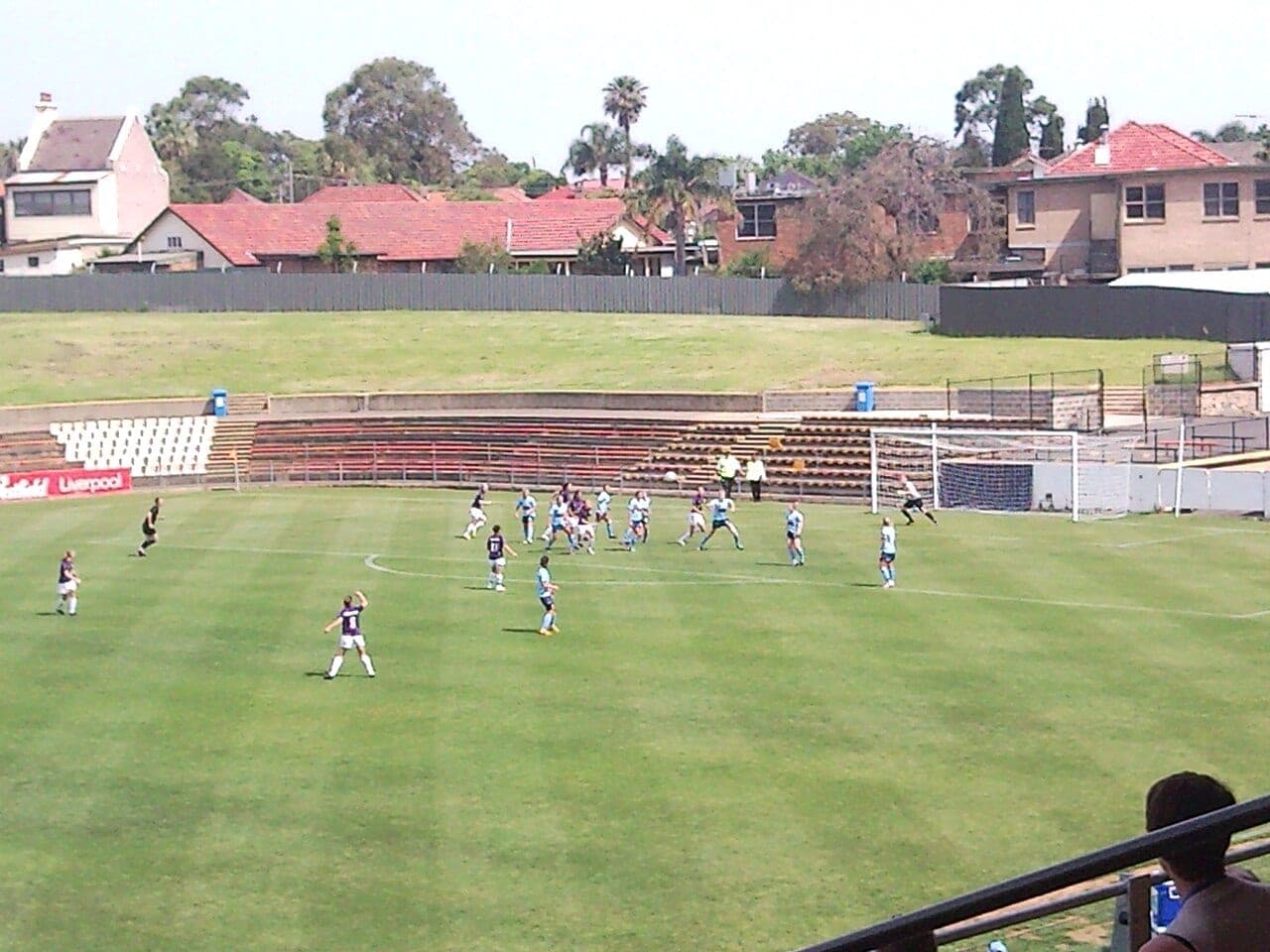 Perth Glory's A-League Women side in action against Sydney FC (file photo); Poppie Hooks began her A-League career with Perth Glory before moving to the Wanderers and now the Jets.